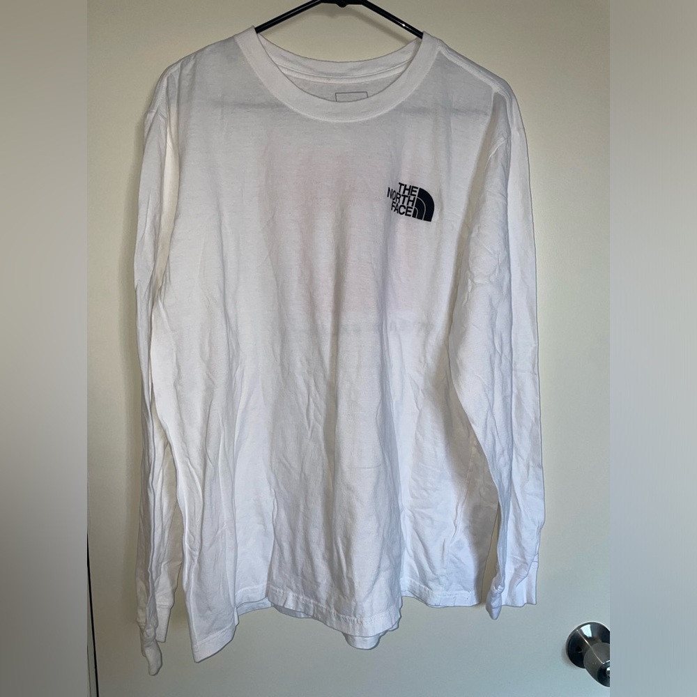 The North Face Men's Classic White Long Sleeve Tee